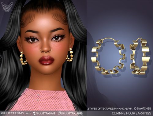 Corinne Hoop Earrings For Adults And Kids