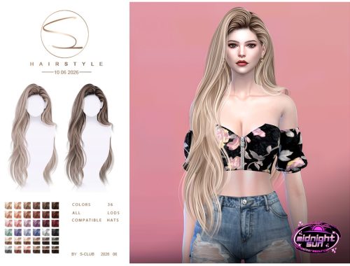 S-club Long Flowing Hair Midnightsun