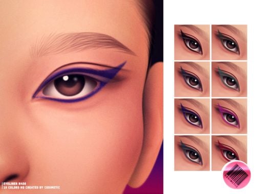 Graphic Cat Liner