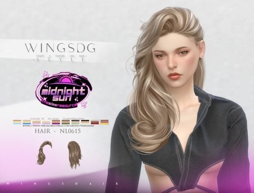 Wings Hair-long Curly Hair