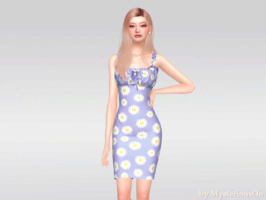 Ruffle Strap Floral Bodycon Dress - Image 2