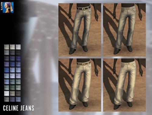 Celine Jeans Set For Masculine