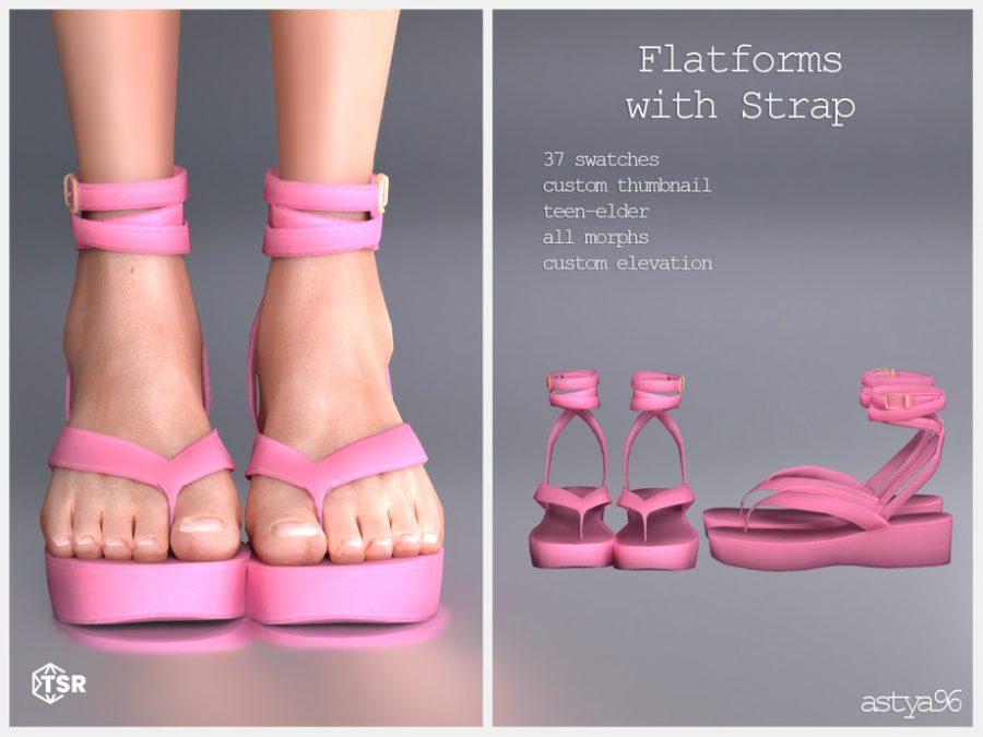 Flatforms With Strap