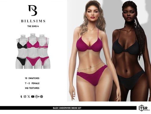 Basic Underwire Bikini Set