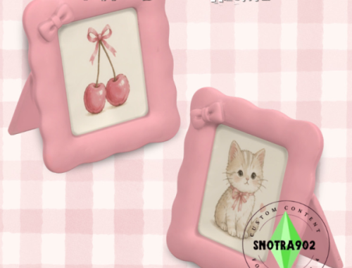 Pink Bow Frame [2] By Snotra902