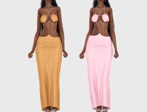 Strappy Cut Out Dress