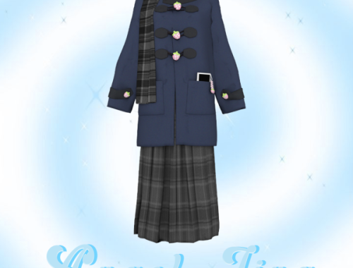 Angeljing Japanese Strawberry Button Jk Coat