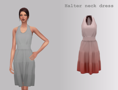 Halter Neck Dress