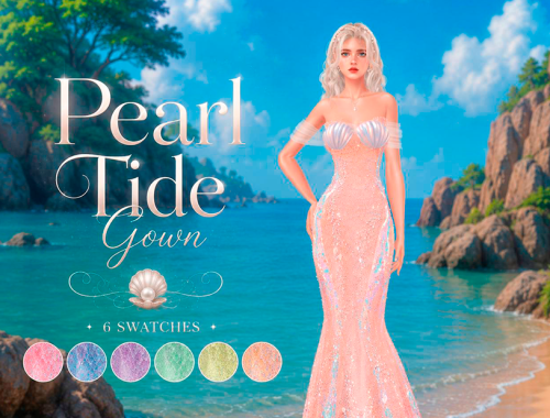 Pearl Tide Glow Dress