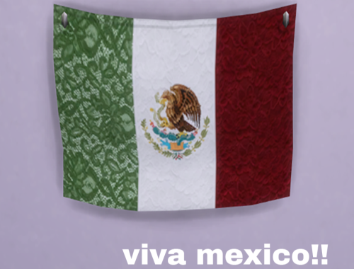 Mexican Lace Flag