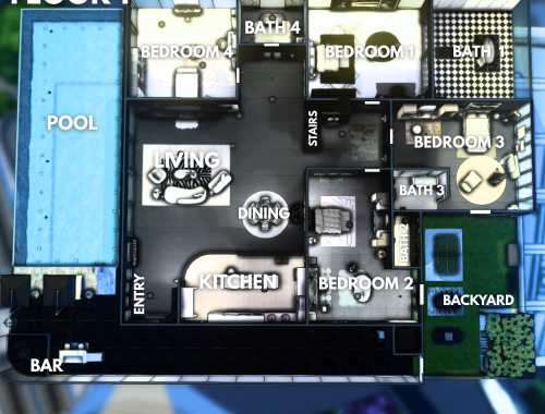 Penthouse | San Myshuno | Modern houses