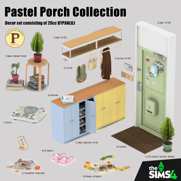 Pastel Porch Collection Set