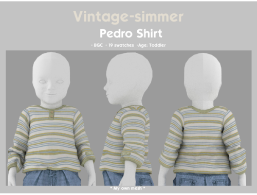 Alpha Pedro Shirt For Kids & Toddler