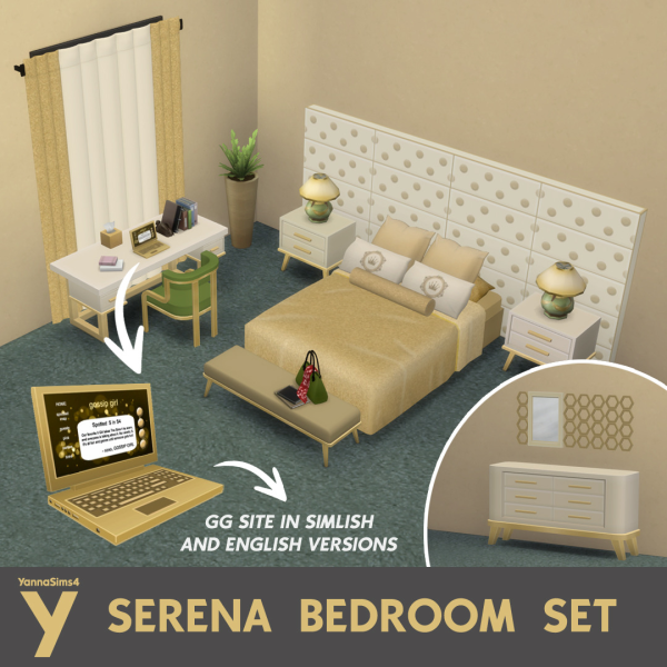 Serena Bedroom, Gossip Girl-inspired Set