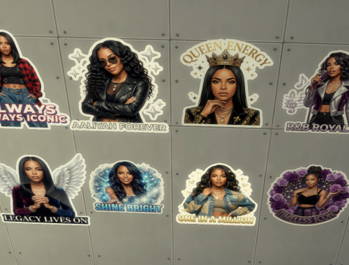 Aaliyah Stickers
