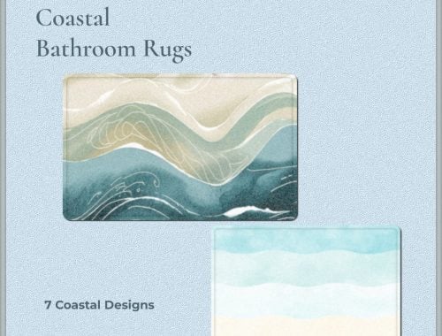 July Coastal Bathroom Rugs
