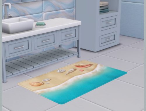 July Coastal Bathroom Rugs