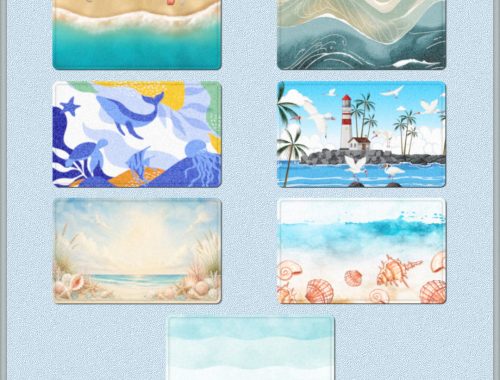 July Coastal Bathroom Rugs