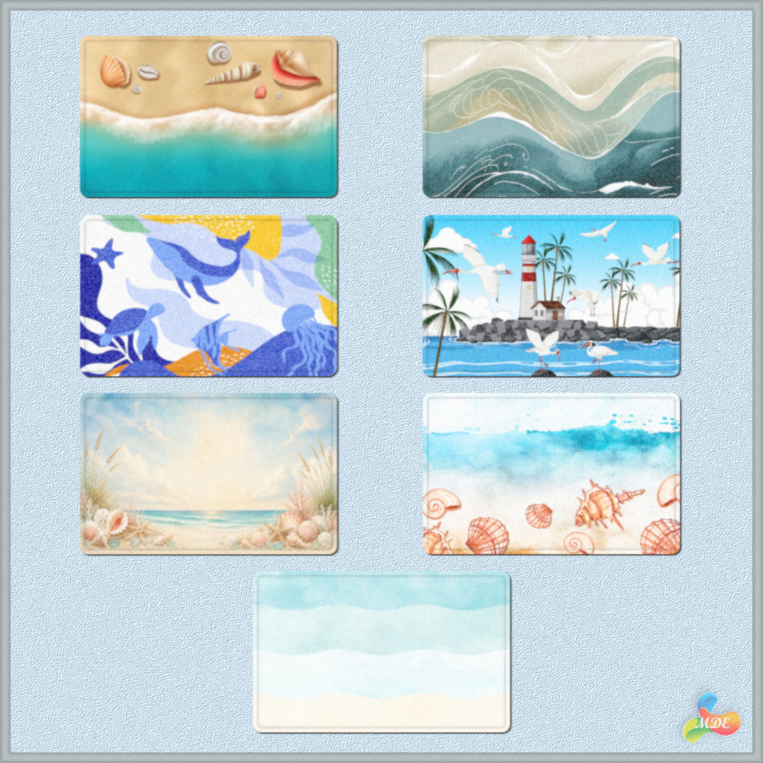 July Coastal Bathroom Rugs - Image 4