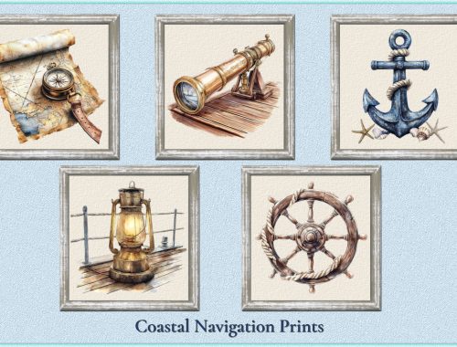 July Coastal Wall Art