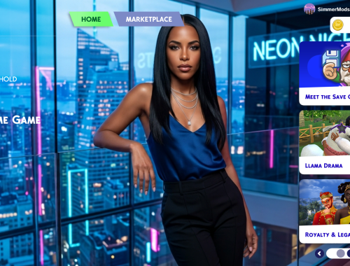 Aaliyah Main Menu