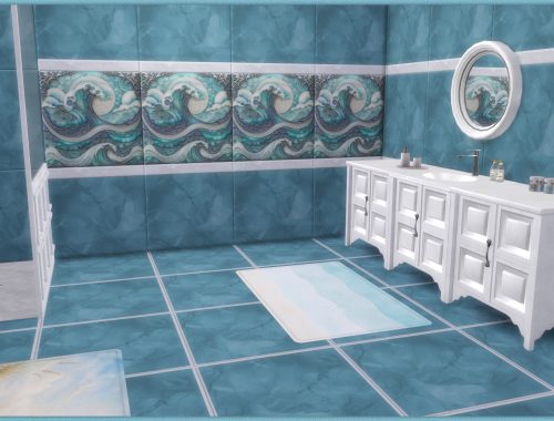 Ocean Waves Tiles