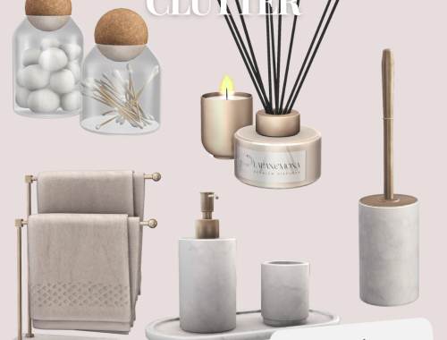 Pearl Bathroom Clutter