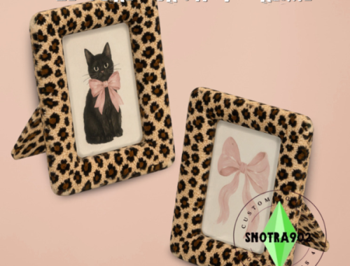 Leopard Fur Photo Frame By Snotra902