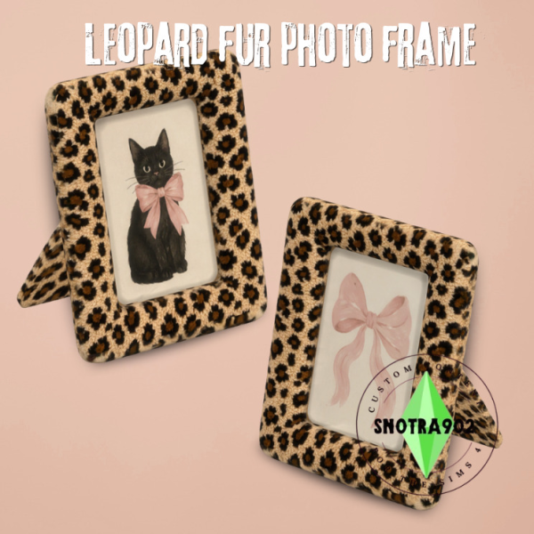 Leopard Fur Photo Frame By Snotra902