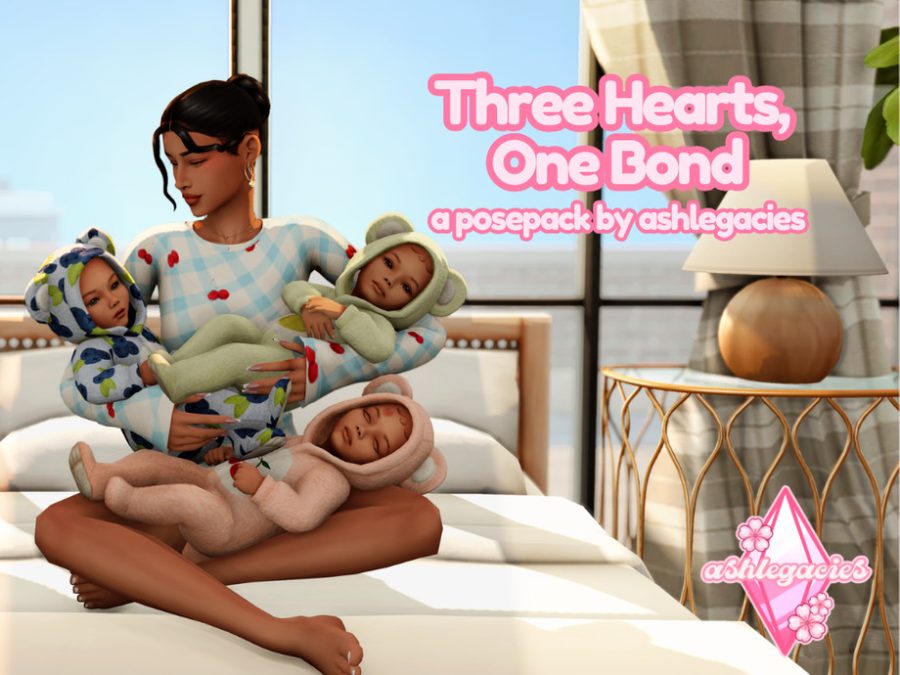 Three Hearts, One Bond Posepack