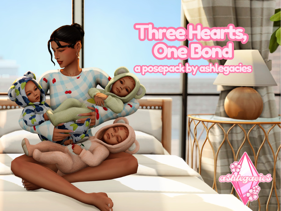 Three Hearts, One Bond Posepack