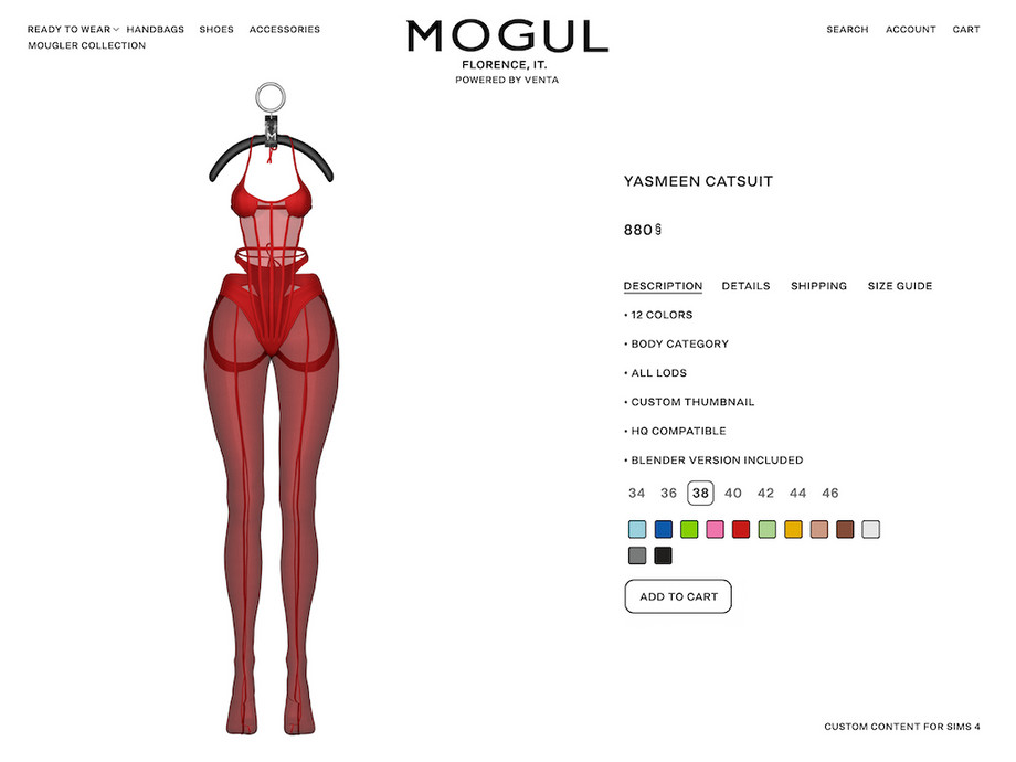 Mogul - Yasmeen Catsuit (patreon Exclusive)