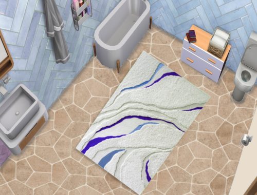 Coastal Escape - Wave Rug