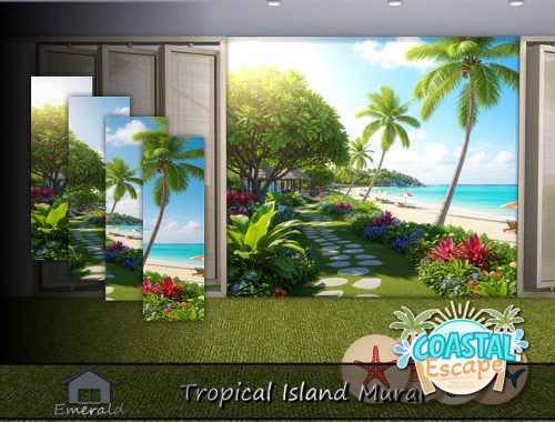 Tropical Island Mural