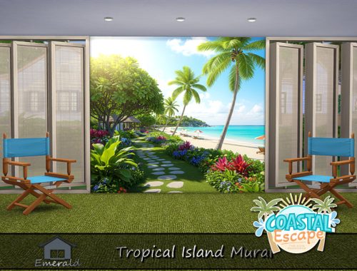 Tropical Island Mural