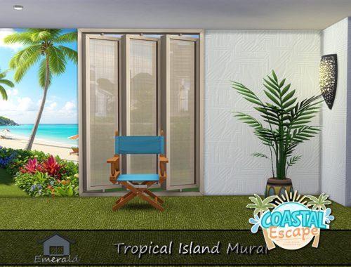 Tropical Island Mural