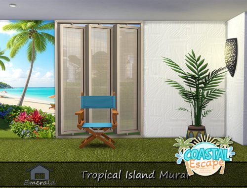 Tropical Island Mural
