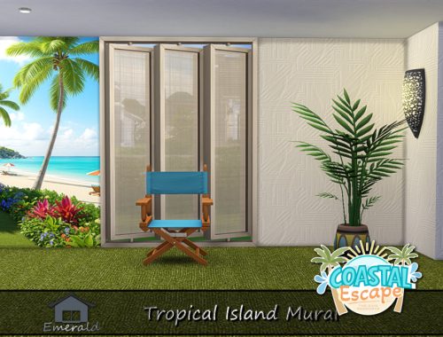 Tropical Island Mural