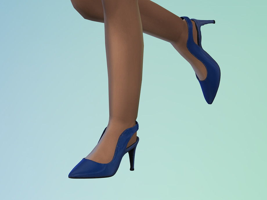 Child Slingback Stiletto Heels - Image 3