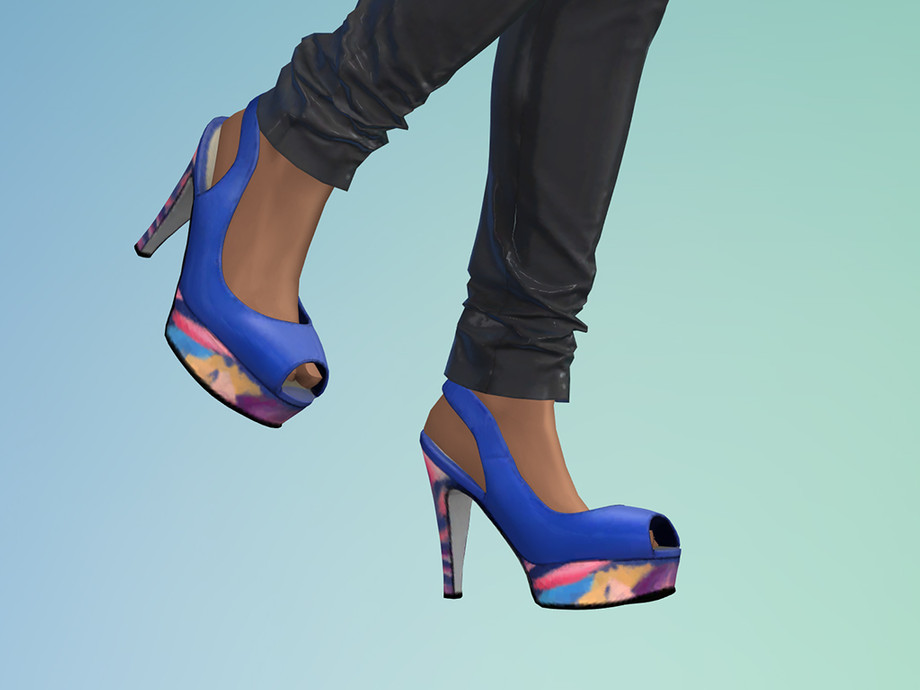 Female Platform Peep Toe Heels - Image 3