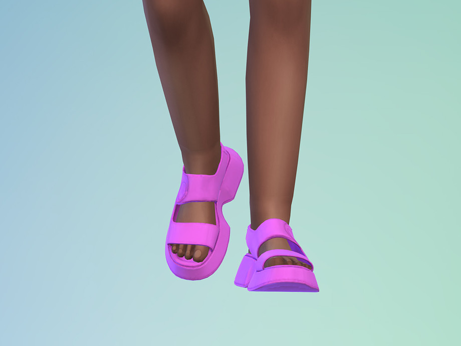 Child Chunky Platform Sandals - Image 2