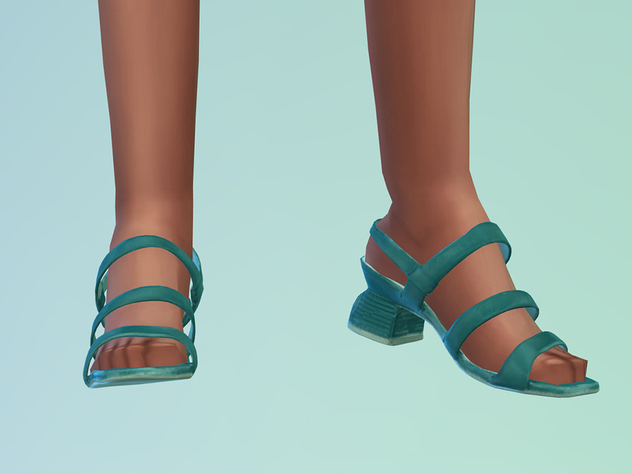 Child Block Heel Sandals - Image 2