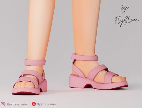 Child Platform Strap Sandals