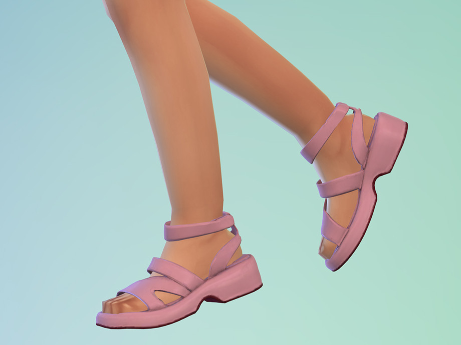 Child Platform Strap Sandals - Image 2
