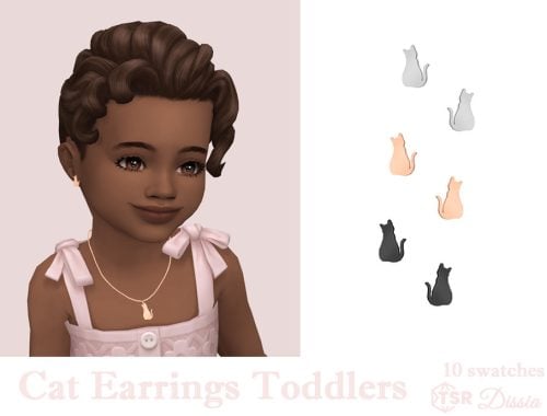 Cat Earrings Toddlers