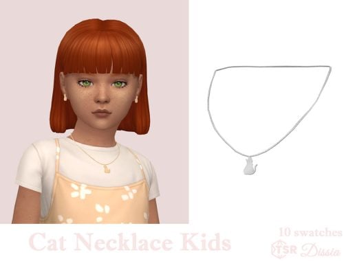 Cat Necklace Kids