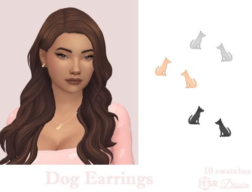 Dog Earrings