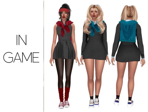 Rita - Tied Sweater - Accessories