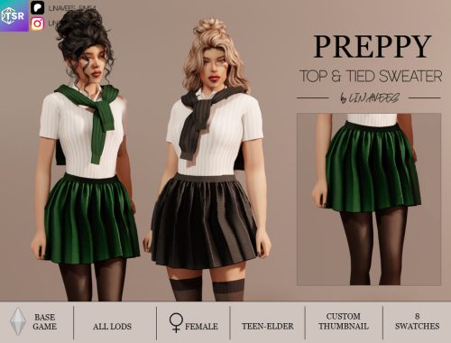 Preppy Style - Mini Skirt