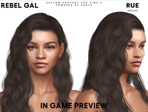 Rebel Gal - Rue Skin And Overlay